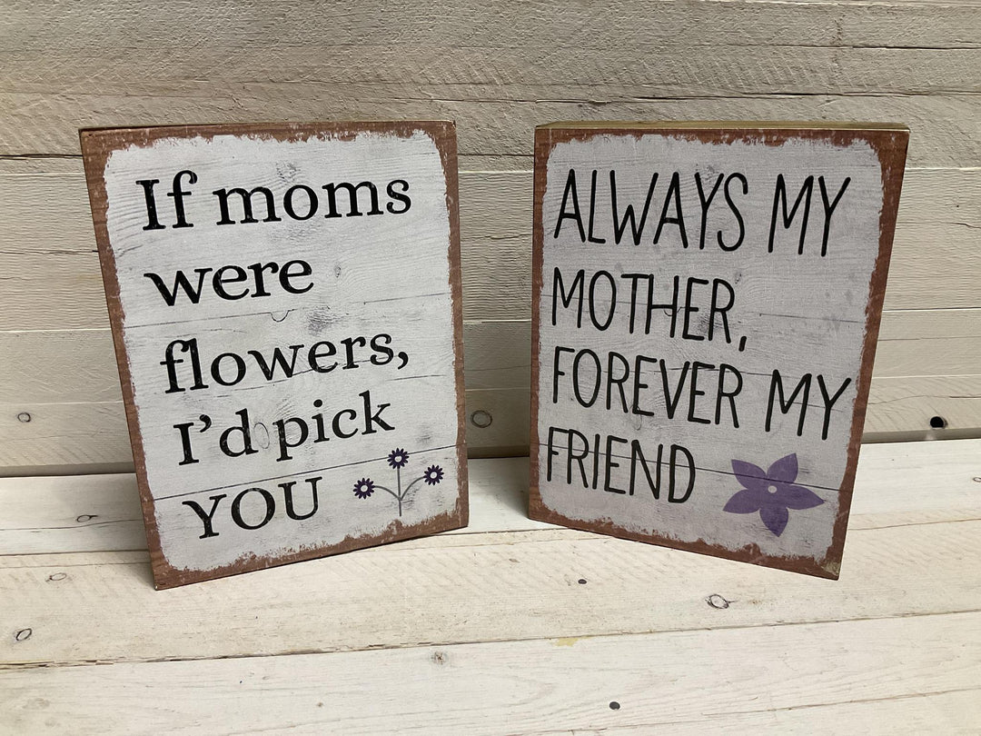 Wood Mother Sign GER
