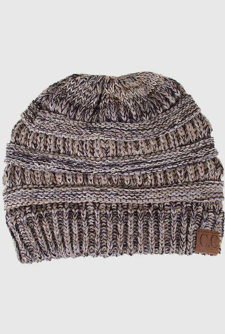 Adult Four Tone Thread Mix Beanie Multi HAN