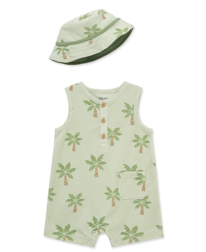 Palms Terry Romper & Hat LTM326