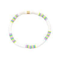 Seascape Vinyl Disc Stretch Bracelet PUR426