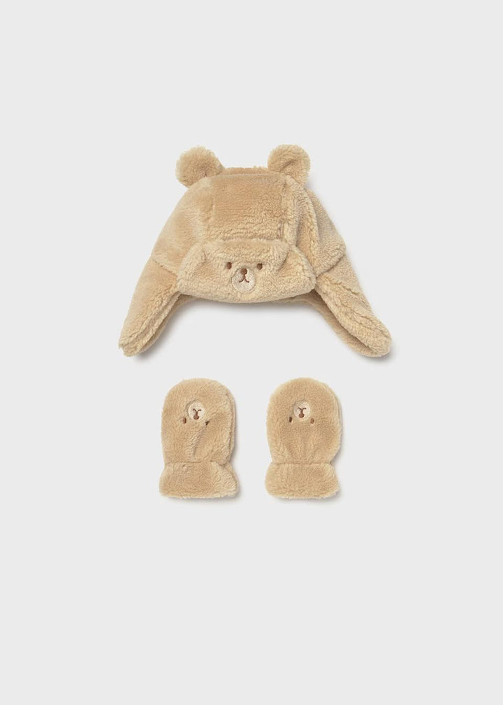 Plush Bear Hat & Mittens Set MYR825