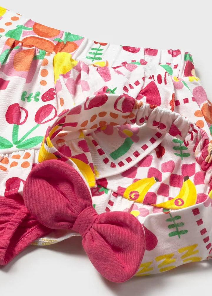 Fruit Market Patchwork 3 piece w/Headband MYR326