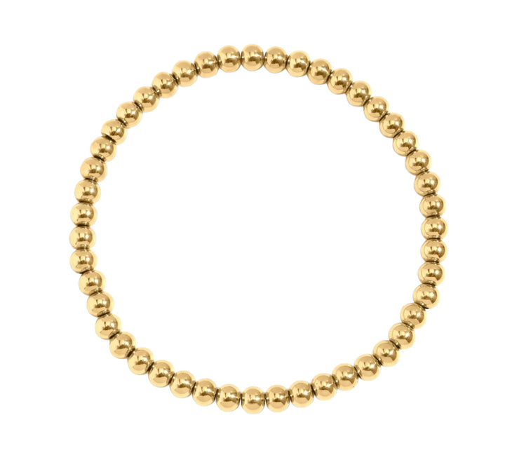 Gold Plated Beaded Bracelet WJW326