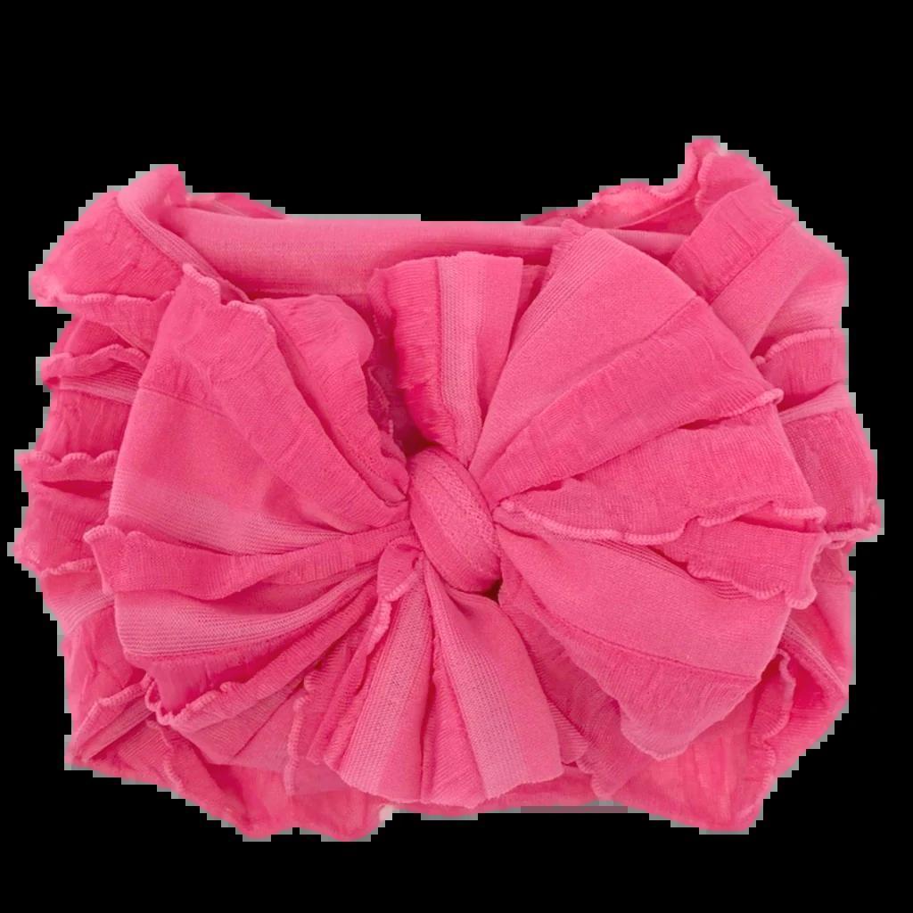 Ruffled Bow Headband RRA