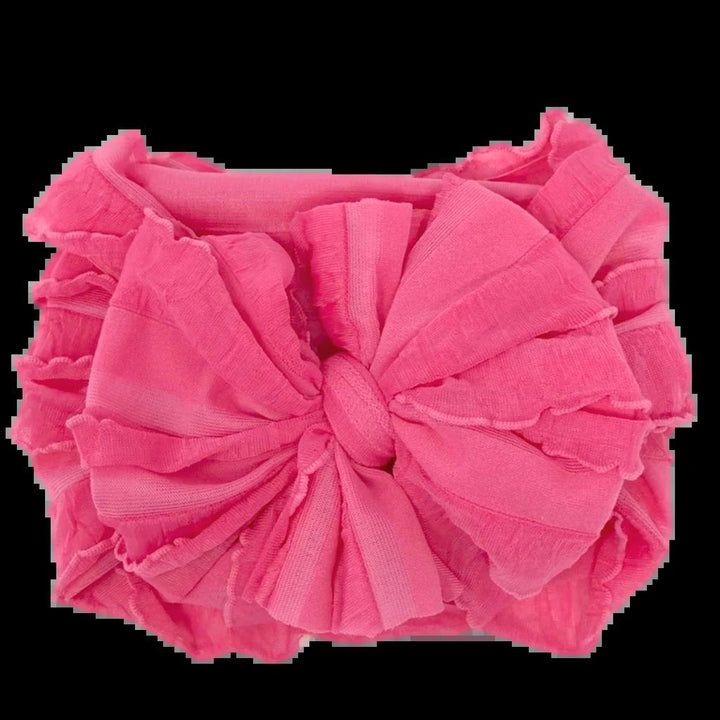 Ruffled Bow Headband RRA