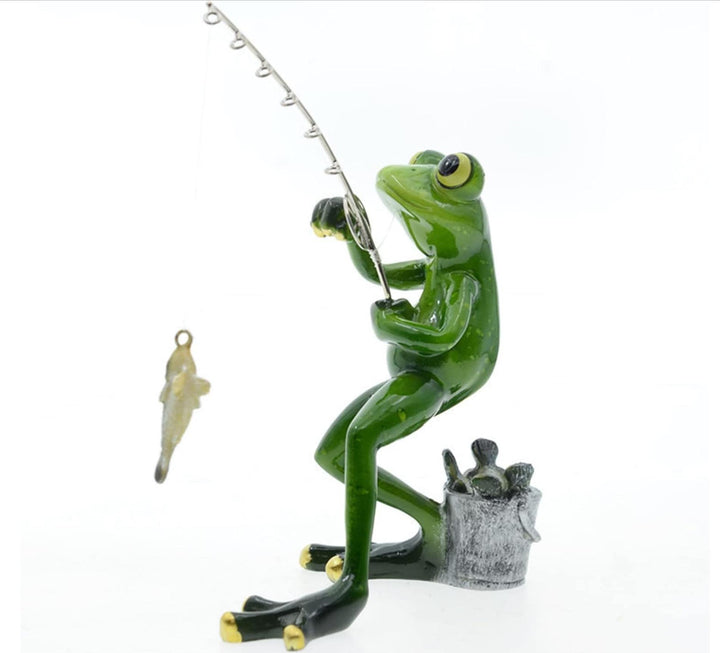 Frog Figurine Fishing OWI(A)825