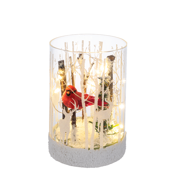 Christmas Cardinal- Light Up Decor - Sm GNZ825