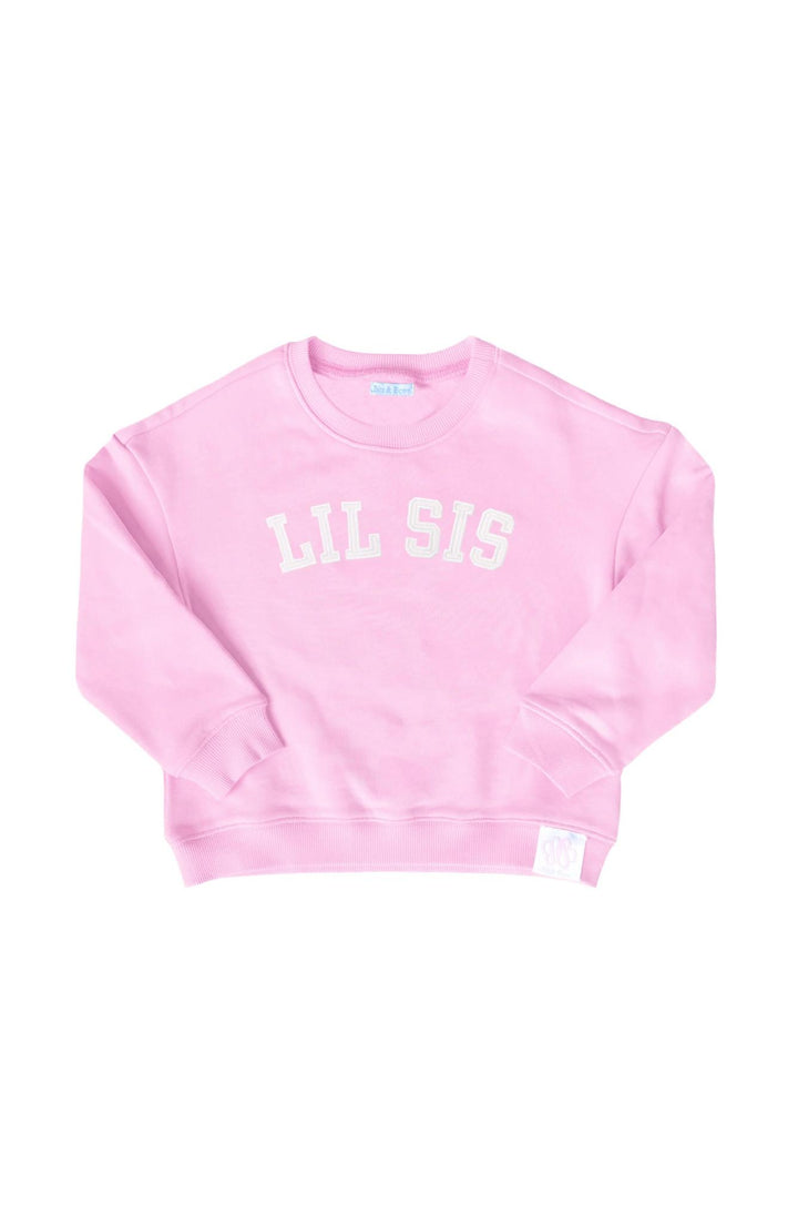 Lil Sis Sweatshirt Pink BAB426