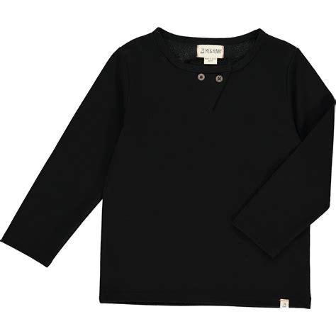 Braden Slub Top Black 3-4Y MAH
