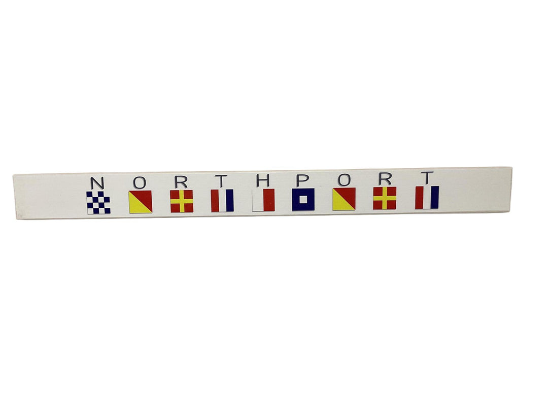 Northport Nautical Flags Sign PTT