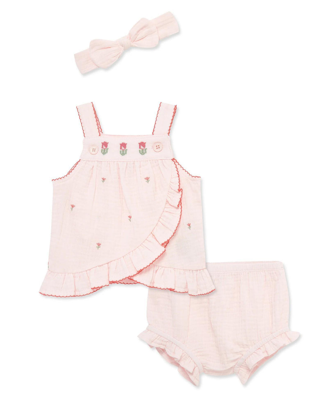 Tulip Woven 2-Piece Sunsuit & Headband LTM326
