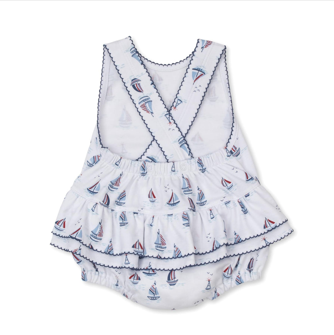 Red, White, Blue Regatta Sailboat Bubble KSY0126
