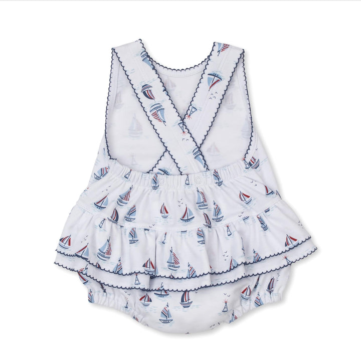 Red, White, Blue Regatta Sailboat Bubble KSY0126