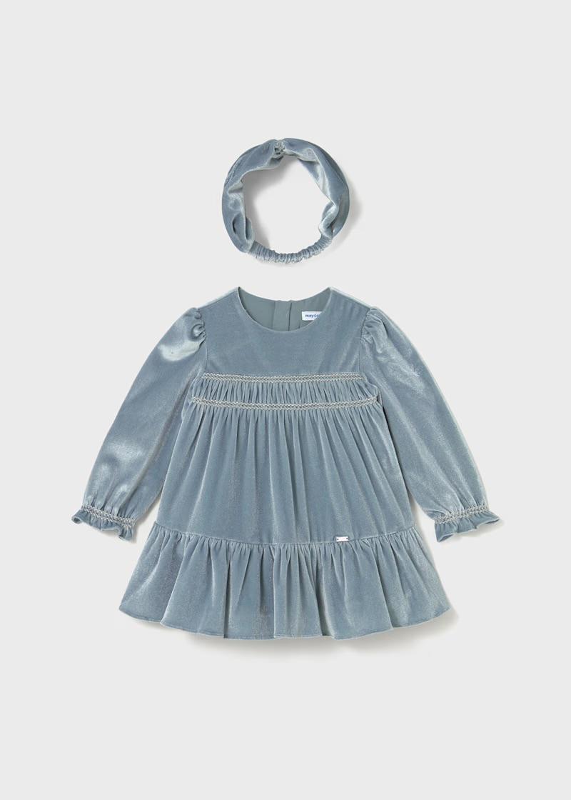 Velvet Dress w/Headband MYR825