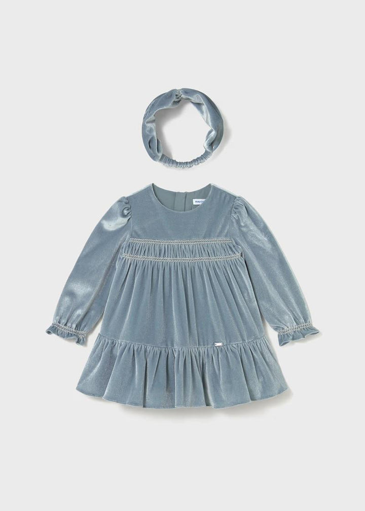 Velvet Dress w/Headband MYR825